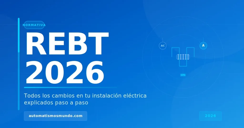 Cambios del REBT 2026 en instalaciones eléctricas