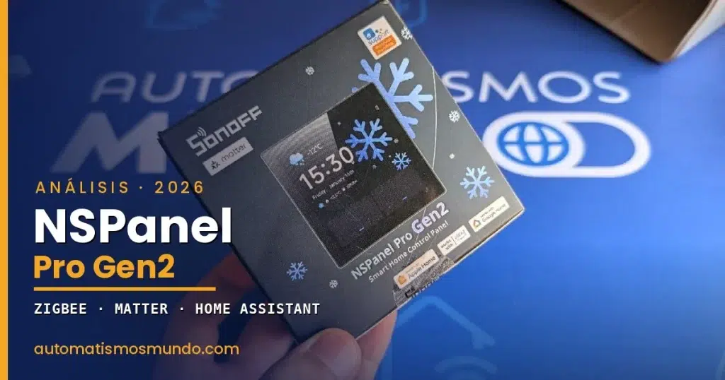Sonoff NSPanel Pro Gen2 panel de control domótico tipo 86